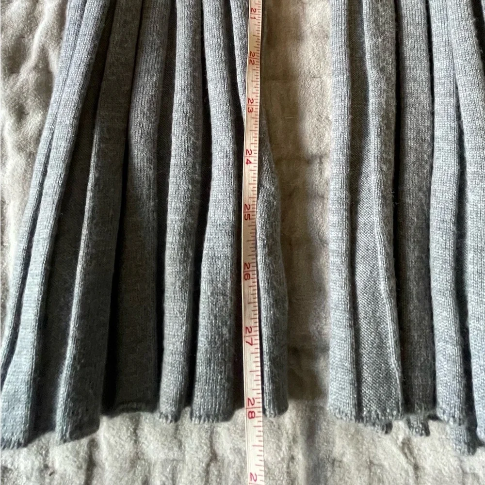 BASERANGE Adler Pants Wide Rib Merino Wool in Billow Grey Fine Knit So Comfy M - Picture 15 of 16